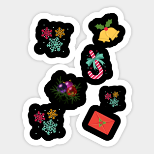 Christmas elements Sticker